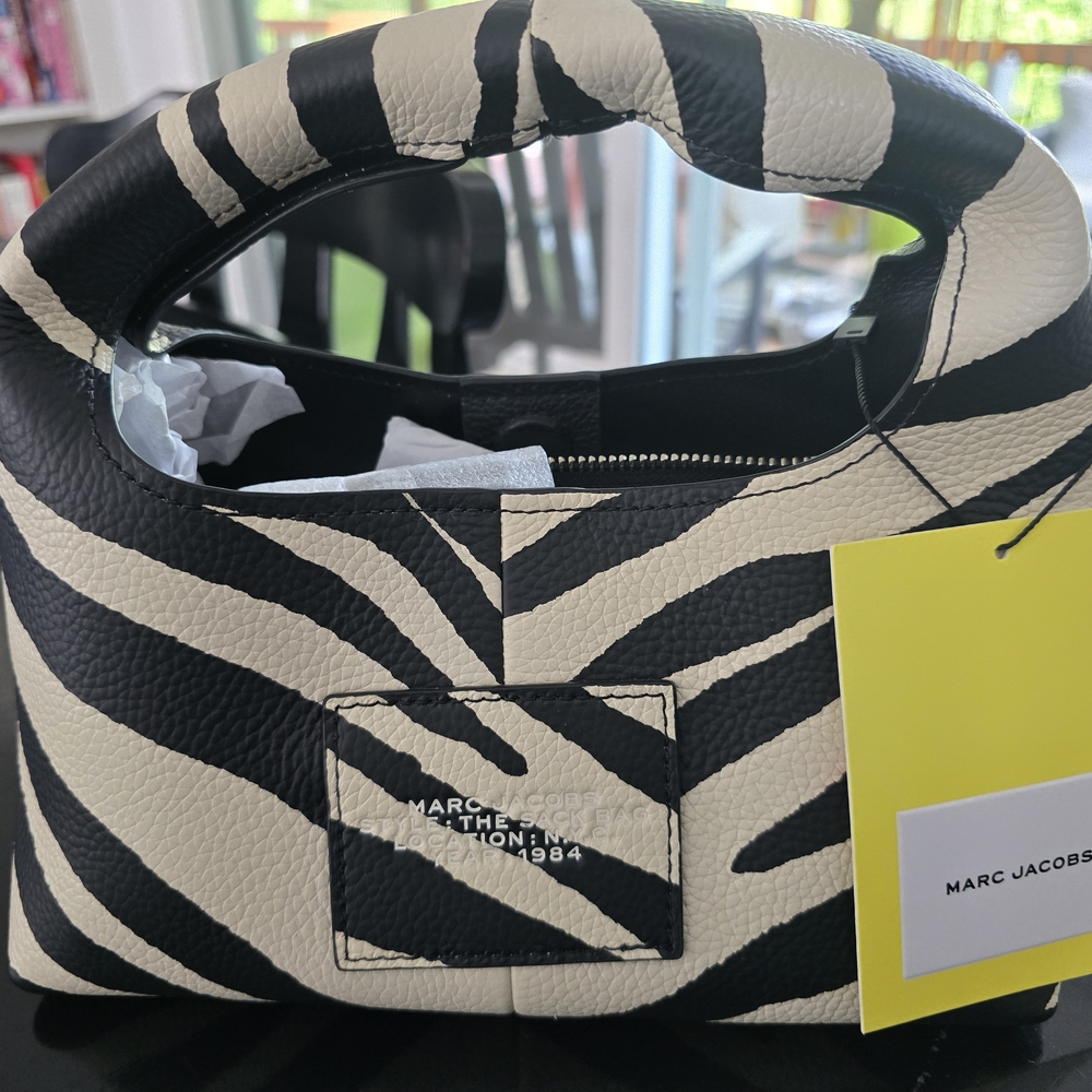 Marc Jacobs Zebra Print Sack Bag - Picture 8 of 14